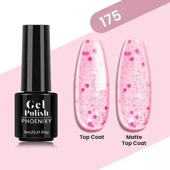 PHOENIXY 80 цветов гель-лак для ногтей 5 мл замачиваемый УФ-светодиодный цветной лак для дизайна ногтей гибридный лак-лайнер гель для маникюра полуперманентный блестящий блестящий цветной гель 133