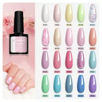 PHOENIXY 8 мл Гель-лак для быстрого наращивания ногтей, замачиваемый УФ-гель 256