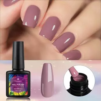 PHOENIXY 8 мл гель-лак для ногтей с блестками, замачиваемый УФ-гель, полуперманентный лак, красочный гель-лак для ногтей «сделай сам», лак для дизайна ногтей дома