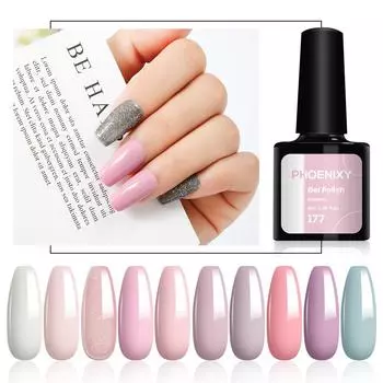 PHOENIXY Lasting Topcoat Base Coat Nail Art Design Профессиональный УФ-гель-лак для ногтей 211