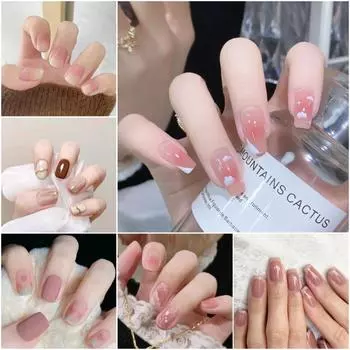 PHOENIXY Розовый телесный прозрачный розовый весенний маникюрный салон с ограниченным тиражом семейный маникюрный салон DIY дизайн с несколькими вариантами 226