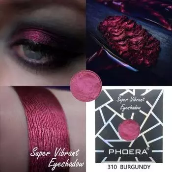 PHOERA Color Matte Shimmer Pearlescent Iron Shadow Mini Small Waterproof Diamond Glitter Glow Green Eyeshadow, 09 10, 1pc