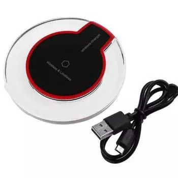 Phone Accessories Wireless Charger Fast Charging Adapter Quick Charge Power Charger Module Pad black-5W