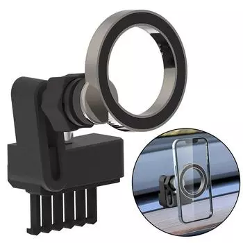 Phone Bracket Universal Mobile Phone Stand 360 Degree Rotation Quick Access Auto Accessories for Tesla Model 3 Model Y чёрный