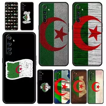 Phone Case For Realme 12 11 10 9 8 5G 7 6 GT5 GT3 GT2 Pro Plus C21 C11 C25 C35 For Realme GT Neo 2 3 3T 5 Cover Algeria Flag Realme 12
