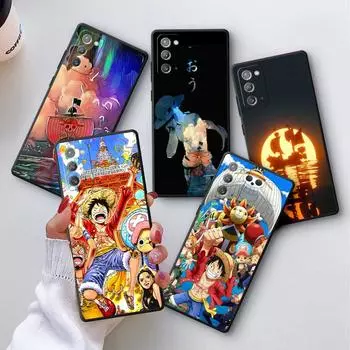Phone Case for Samsung Galaxy S21 A22 A72 S22 A32 Note 20 Ultra 10 Plus 8 9 S20 Silicone Black Shell O-Ones AnimePieces Cover Samsung Note 8