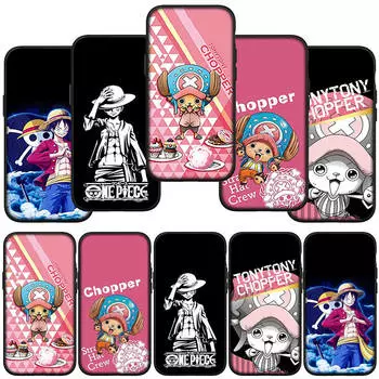 Phone Case for Samsung Galaxy S24 S23 iPhone 15 14 Xiaomi Redmi Note 13 12 11 8 10 9 Pro Max X XR OPPO A15 Huawei Comics Luffy One Piece Tony Chopper