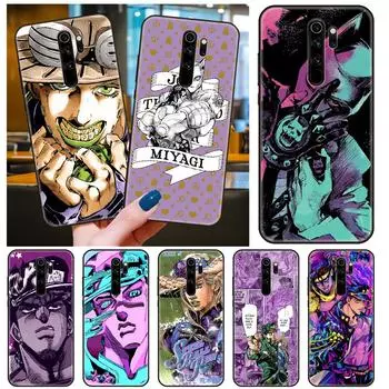 Чехол для телефона Xiaomi Redmi 6 7 8 9 A Pro Redmi Note 10 Pro 5G 8 8T 9 9S 7 6 5 Pro, черный чехол «Невероятные приключения Джоджо» Redmi 9A