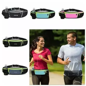 Phone Case Running Waist Bags Hydration Belt Bottle Sports Phone Bag Outdoor Riding оранжевый