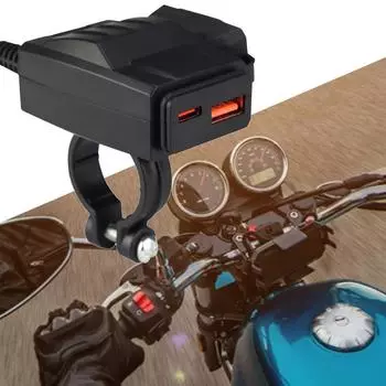 Phone Charger For Motorcycle PD35W Phone Charger Power Adapter Waterproof Motorcycle Phone Charger Port Fast Charging Motorcycle CZECH REPUBLIC