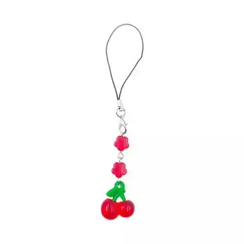 Phone Charm Lovely Fruit Phones Charm Lanyard for Women Girl Cute Keyring Accessory for Keychain Bag Purse Backpack 1