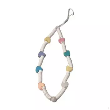 Phone Charms Strap Chain String Creative Acrylic Handmade Handcraft Holder Keychain