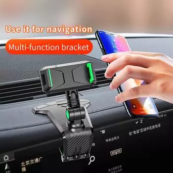 Phone Mountcar Mobile Phone Holder Multifunctional Reversible Widely Adjustable Angle Lightweight Design For