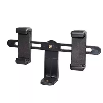 Phone Tripod Holder Mobile Live Bracket Smartphone Tripod Clip Dual Device Hand-Held Holder