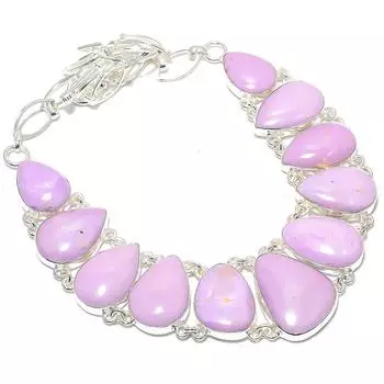 Phosphosiderite Gemstone Handmade Ethnic 925 Silver Necklace 18 JCN367-43