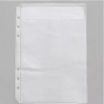 Photo Album Refills PVC Notebook Pouch Bags Binder Folders Document Filing Bags Binder Pockets A5 one pocket