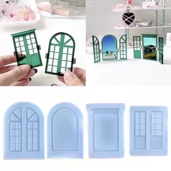 Силиконовая форма для фоторамки, набор силиконовых форм для фоторамки из эпоксидной смолы, декоративная форма для оконной рамы своими руками 1