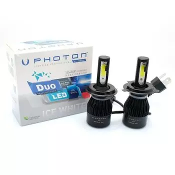 Photon Duo H4 12-24 В светодиодная ксеноновая фара 6000 люмен