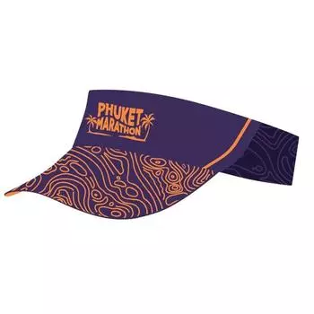 Phuket Marathon Special Edition Turban Topless Hat Men s and Women s Same Outdoor Running Sports Breathable Sun Hat Purple