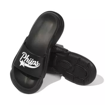 [PHYPS] STAR TAIL DUAL SLIDE BLACK, Повседневная, 7000029856, Популярная корейская обувь 240