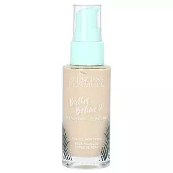 Physicians Formula, Butter Believe It, тональный крем + консилер, 1711757 Light, 1 фл.. унция (30мл)