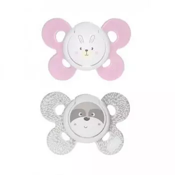 Physio Comfort Chupete De Silicona Para Nina 0–6 месяцев 2 Unidades Chicco