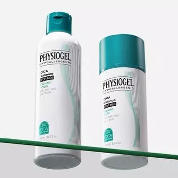 Physiogel Cica Balance для мужчин 2 типа специальный (+Жидкость 100 мл ИЛИ Крем 70 мл) Toner 200ml + Fluid 100ml