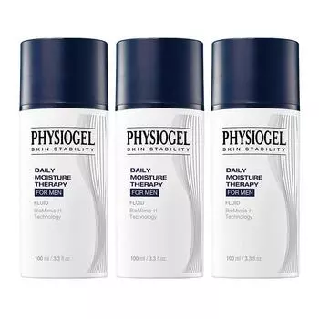 Physiogel Daily Moisture Therapy For Men Fluid, 100 мл, 3 шт.
