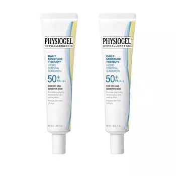 Physiogel DMT Hydro Essential Sunscreen SPF50+ PA++++, 40 мл, 2 шт.