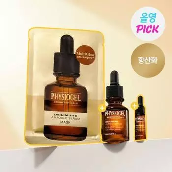 Physiogel [ограниченный выпуск] Physiogel Scientific Daily Ampoule Serum 20 мл + 4 мл + 1 маска, упаковка план 20ml+4ml+1 mask pack