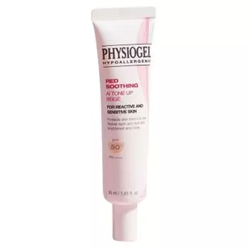 Physiogel Red Soothing AI Tone-Up Sunscreen Beige SPF50+ PA++++, 30ml, 1 piece