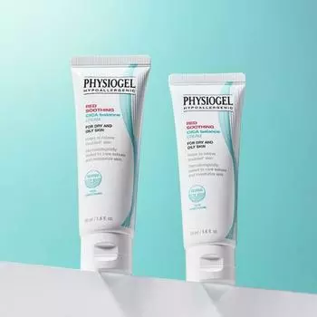 PHYSIOGEL Red успокаивающий крем Cica Balance, двойной набор 50 мл