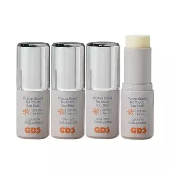 Phyton Shield 1-second no-touch sun stick 4 pieces sunscreen waterproof vitamin sunscreen SPF50+ PA++++, 15g