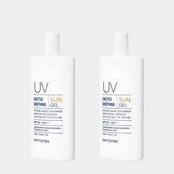 Phytotree body sun gel spf50 PA +++ no white cast, refreshing feeling, 100ml, 2 units