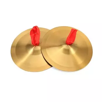 Phyxiul Mini Cymbals музыкальный инструмент набор из 2 штук диаметром 15 см ритм-инструмент музыкальная детская игрушка танцевальная вечеринка ударный инструмент
