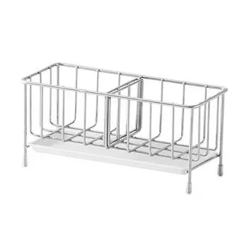 Phyxiul Sponge Stainless Steel Sponge Kitchen Sponge Detergent Kitchen Accessories Rust Prevention Holder, Rack, Sponge/Scourer Holder, Holder,