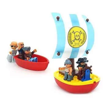 Pi LEGO DUPLO Фигурка Набор Пиратская игра, популярные игрушки в Корее