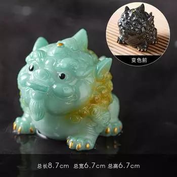 Пи Сю - Меняющая цвет чайная фигурка-питомец Может питать время Приносить удачу Для чайной церемонии Украшение для чайного набора Кунг-фу Бутик