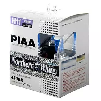 Галогенная лампа PIAA Star White H11 12V55W 2 шт. [Северный 4400K] H-636
