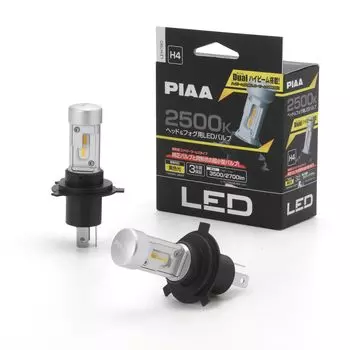 PIAA Light LED 2500K 12V H4 3 года гарантии Совместимость с осмотром транспортного средства 2 шт LEH190 Фара/противотуманная фара Controller-less Type 18/18 Вт Hi3500/Lo2700лм