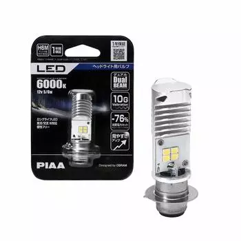 PIAA мотоциклетная фара светодиодная 6000K двухлучевая 12V H6M 1 шт MLE8 5/6W (Эквивалент PH7)