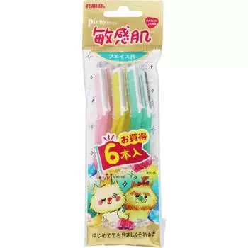 Пиани, для чувствительной кожи и лица, 6 палочек