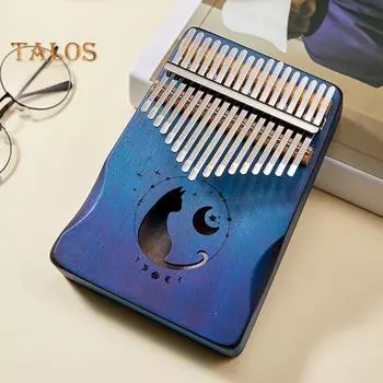 Пианино для большого пальца с инструкцией по настройке молоточков, музыкальный инструмент ручной работы, подарочные рельефные ноты, портативное пианино для пальцев