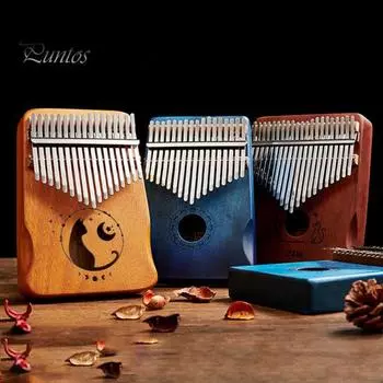 Пианино для большого пальца с инструкцией по настройке молоточков, музыкальный инструмент ручной работы, подарочные рельефные ноты, портативное пианино для пальцев