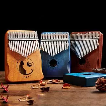 Пианино Yousheng Thumb с инструкцией по настройке молоточков, музыкальный инструмент ручной работы, подарочные рельефные ноты, портативное пианино для пальцев