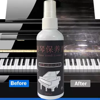 Piano Cleaner Spray Surface 100ml Cleaning Care Tool Keyboards Cleaners for Musical
