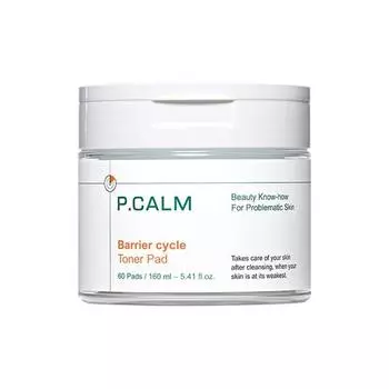 Picam Barrier Cycle Calming Toner Pad 160мл, 60 листов, 1 штука Популярная корейская косметика