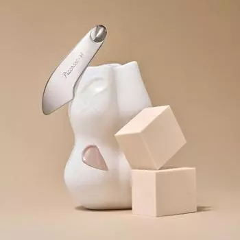 Picasso 2-way/curved makeup spatula (choose 1 out of 2 types) [Plan] Two-way spatula (+2 sponges)