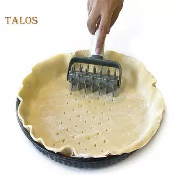 Пицца, печенье, тесто, игольное колесо, роликовый резак, дырокол для хлеба, инструмент для выпечки черный белый