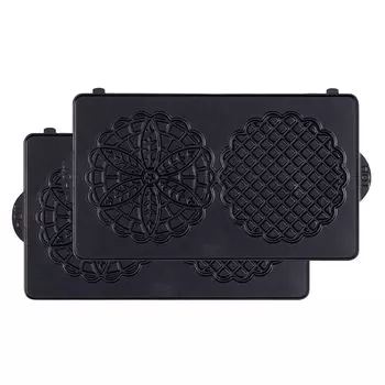 Пиццелле Тарелка для приготовления хрустящего и тонкого печенья Отдельно продается тарелка для пекарни Waffle Hot Sand Baker от [Vitantonio Official] (ПВВХ-20-ПЗ) [Для